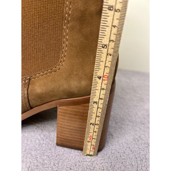 Steve Madden Women's Argent High Booties Chestnut sue size 9.5 - Picture 3 of 10